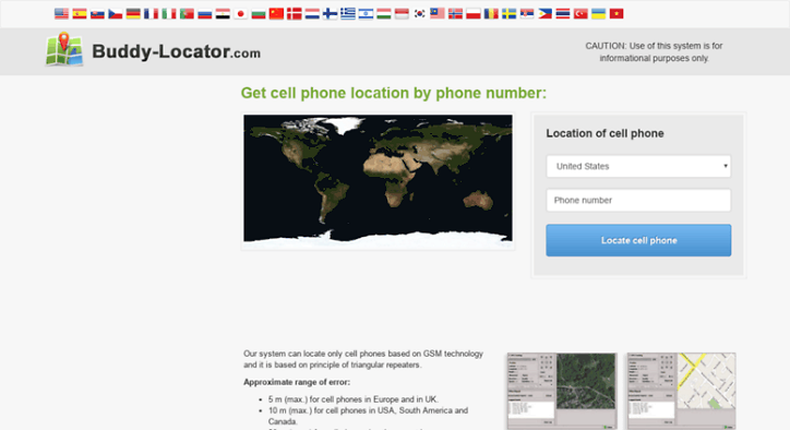 Find Current location by phone number