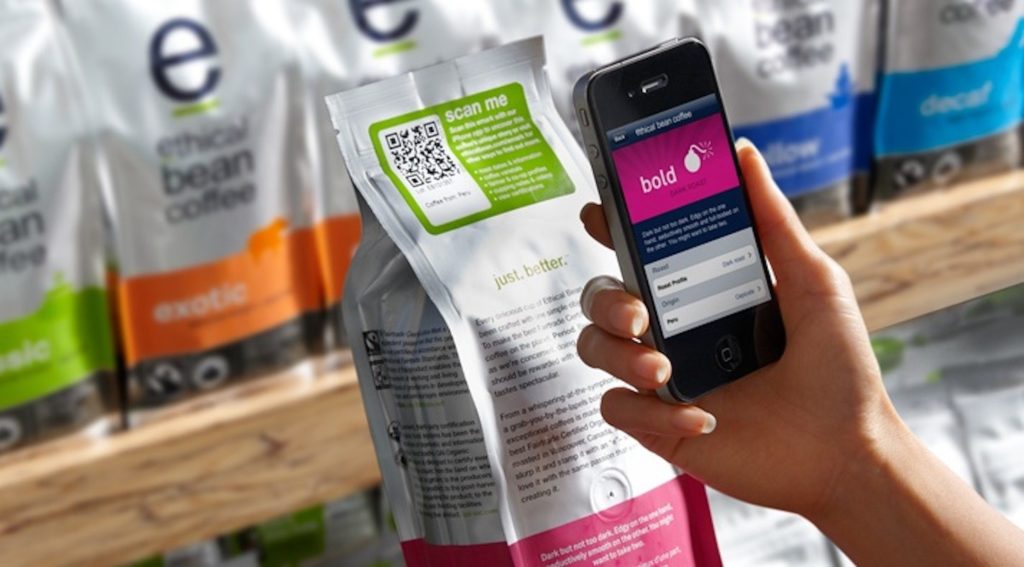 QR code 2020 food packaging scan