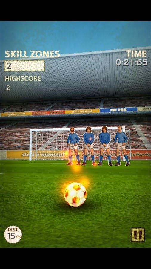 Flick Kick Football Kickoff