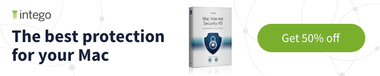 Intego Mac Security X9 50% off