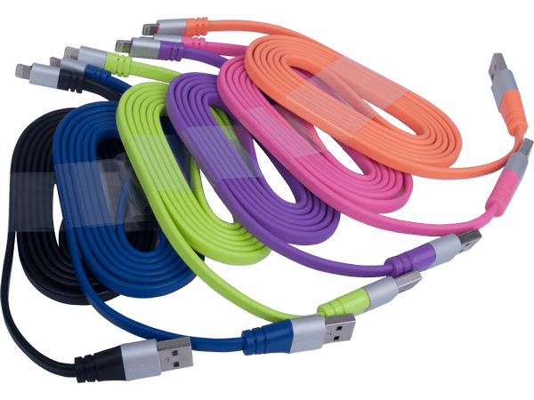 Разноцветные USB-кабеля