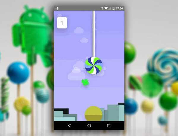 Пасхалка Android 5.0 Lollipop