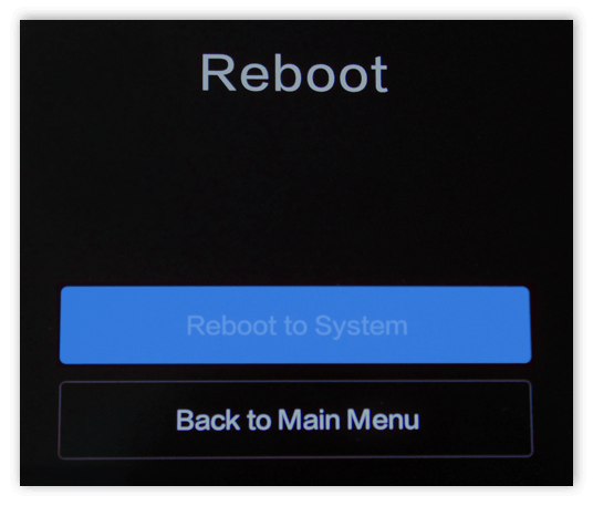 Перезагрузка телефона из Reboot to Bootloader