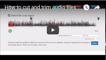 Youtube - How to trim audio files online