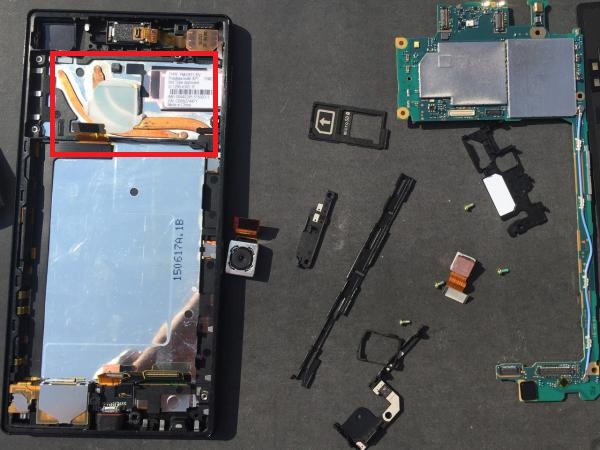Тепловые трубки в Sony Z5 спасают от тормозов и перегрева