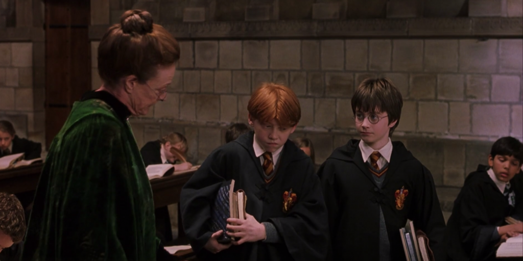 Кадр из фильма «Гарри Поттер и философский камень»
