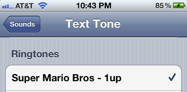 iPhone Text Tone