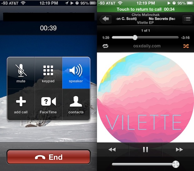 Play music on phone calls with iPhone