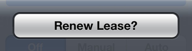 Renew a DHCP lease in iOS