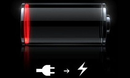 iPhone battery dead indicator