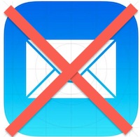 Delete a Mail account in iOS