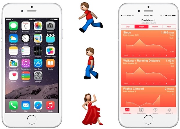 Track steps and movement with iPhone Health app