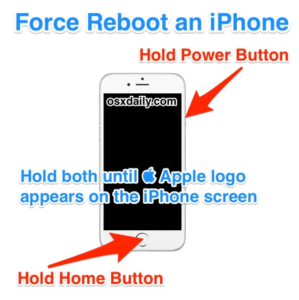 How to Force Reboot an iPhone
