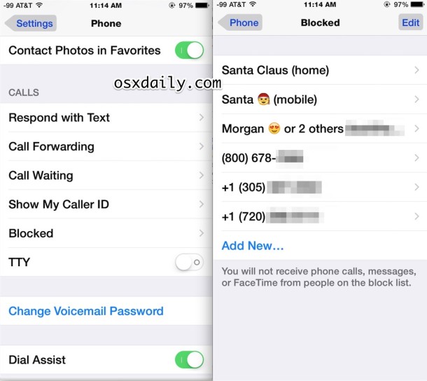 How to unblock a caller on iPhone, part 1