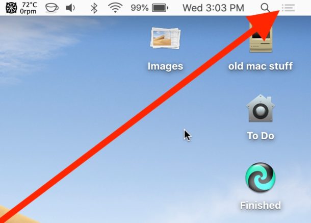 How to disable Do Not Disturb mode on Mac quickly from the menu bar