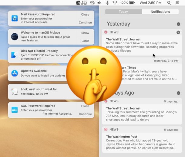 How to enable Do Not Disturb on Mac