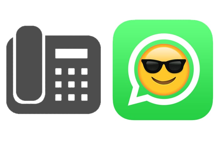 verify whatsapp with landline