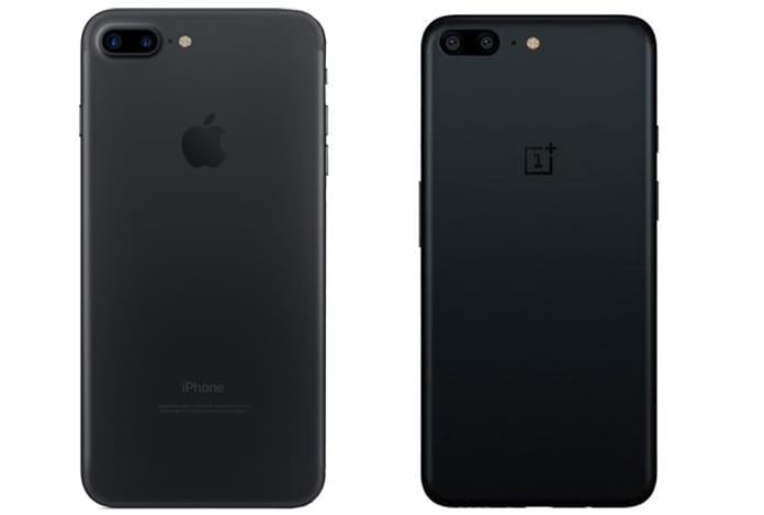 apple iphone 7 plus vs oneplus 5