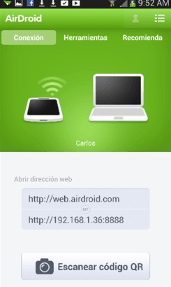 transfer samsung files to pc using airdroid