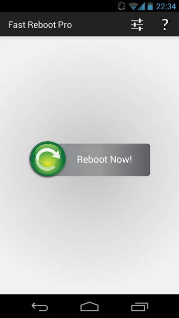 android restart app
