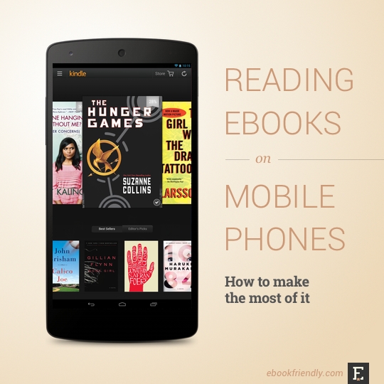 Reading ebooks on mobile phones