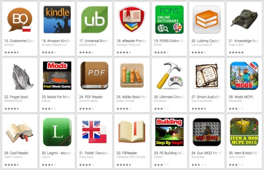 Book apps on Google Play Store