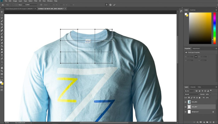 a screenshot of how to edit clothing photography in photoshop