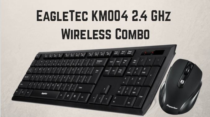 EagleTec KM004 2.4 GHz Wireless Combo