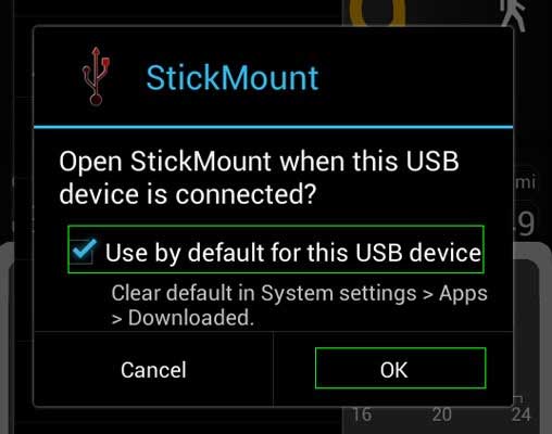 Подключение флешки к Android с помощью StickMount