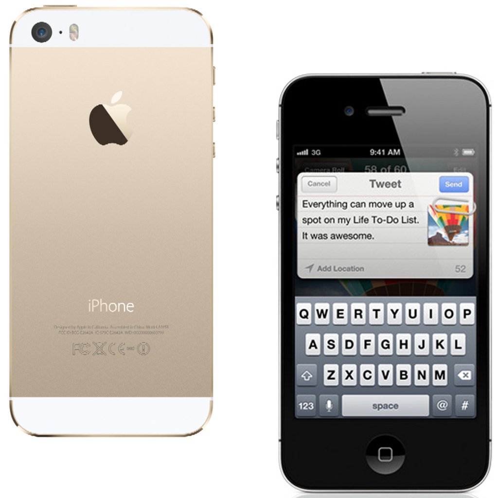 производительность iPhone 4S и iPhone 5S