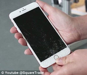 Both the iPhone 6s and iPhone 6s Plus were dunked in the same amount of water and for the same time as the Galaxies. In just 10 minutes, the 6s lost all audio and suffered water damage underneath the screen. And iPhone 6s Plus (left) was 