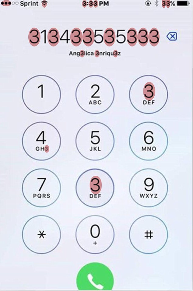 Can you count how many threes are on the iPhone screen? If you see 15, 19 or 21 number threes, you have arrived at the same conclusion as the majority of social networkers... but what