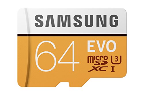 Samsung 100MB/s (U3) MicroSD EVO Memory Card with Adapter 64 GB (MB-MP64GA/AM)
