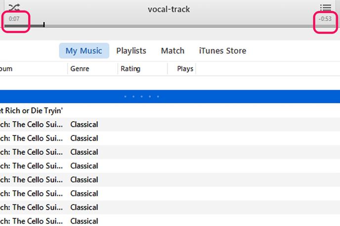 how to cut music on itunes-Mark the time on the song 