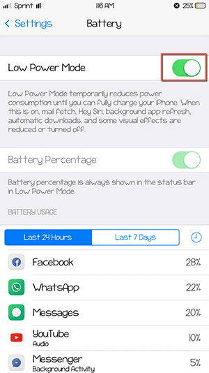 how to fix battery run out quickly after ios 10 upgrade