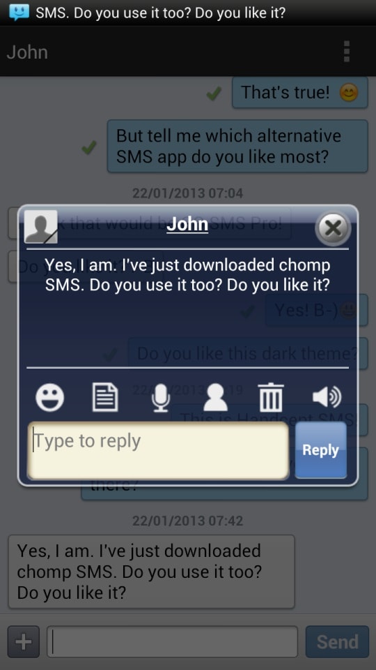 recover deleted messages from samsung phone-Chomp SMS