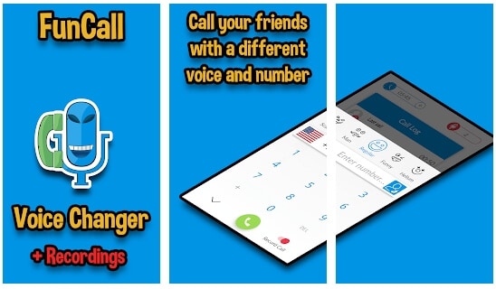 Real-time Voice changer: Funcalls - Voice Changer & Call Recording  