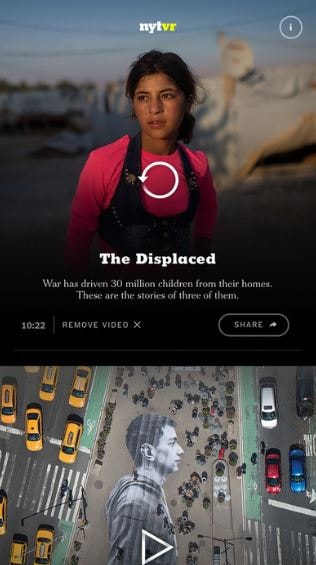 NYT VR app screenshot