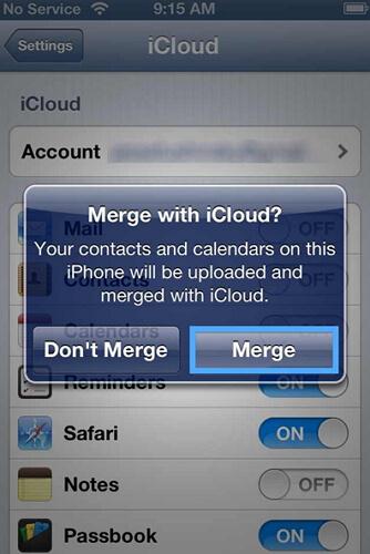 how to sync iphone to icloud