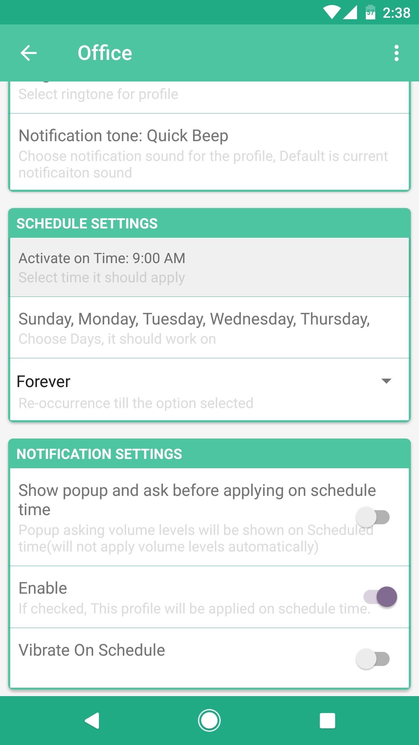 How to Set Volume Levels to Change During Scheduled Times on Android