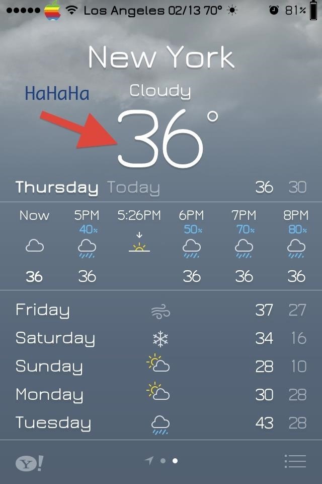 How to Add the Local Weather to Your iPhone