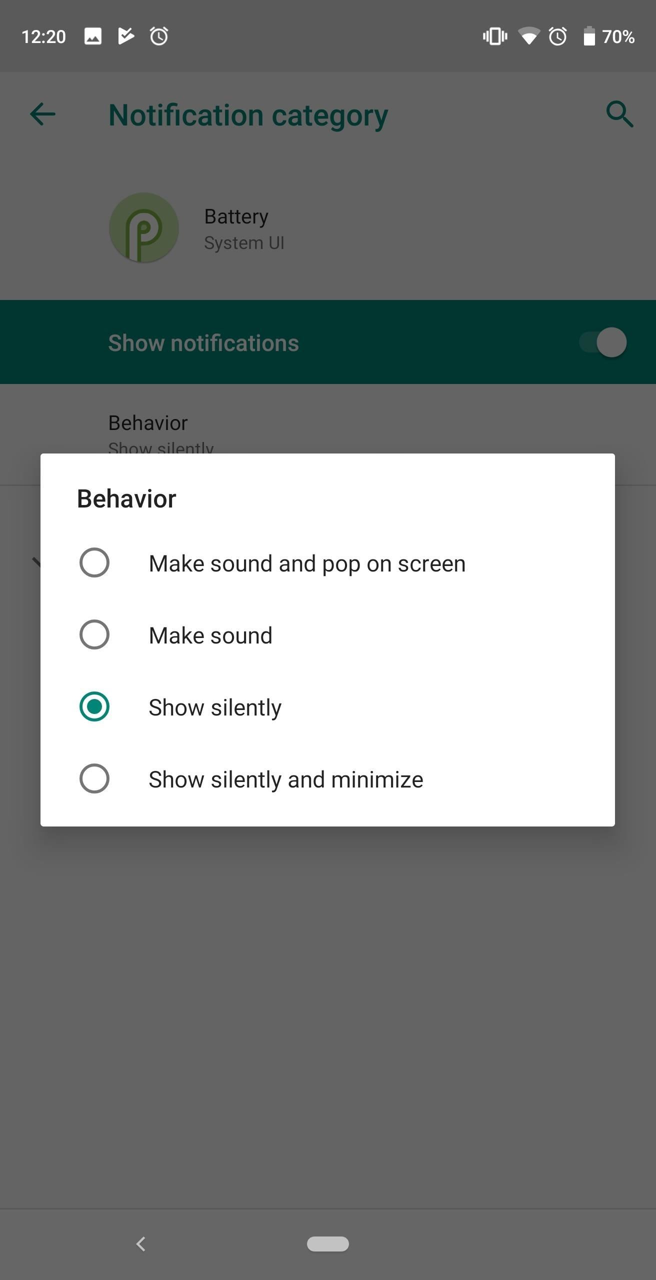 How to Turn Off the Low Battery Warning Sound & Notification in Android 9.0 Pie