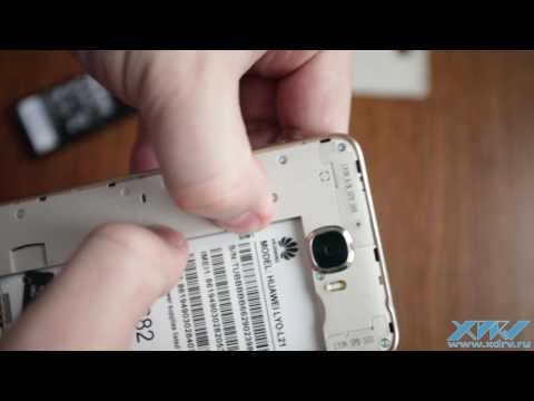 Как вставить SIM-карту в Huawei Honor 5A (XDRV.RU)