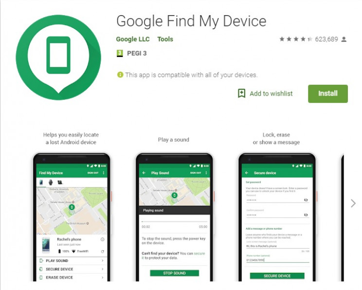best google apps find my device