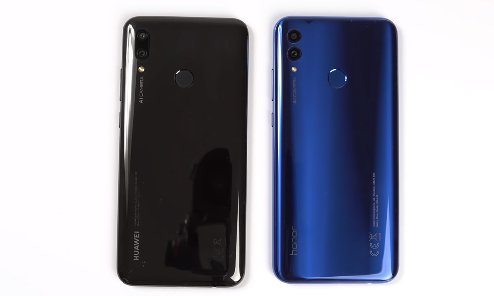 Внешний вид Huawei P smart 2019 и Honor 10 lite - задняя сторона