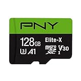 PNY 128GB Elite-X Class 10 U3 V30 microSDXC Flash Memory Card