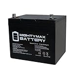 Mighty Max Battery ML75-12 12V 75Ah Replaces Jazzy 1104 1120 1170 XL Plus 1650 Battery Brand Product