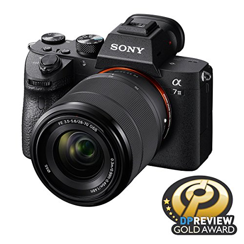 Sony a7 III (ILCE7M3K/B) Full-frame Mirrorless Interchangeable-Lens Camera with 28-70mm Lens with 3-Inch LCD, Black