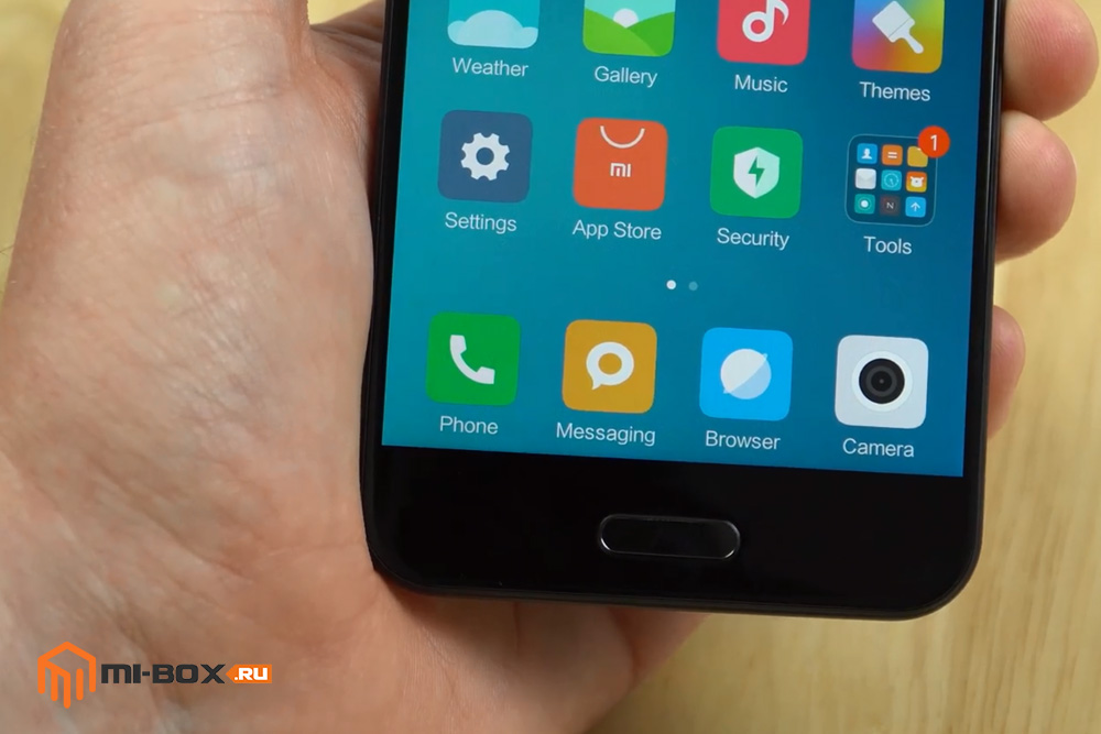Обзор Xiaomi Mi 5c - сканер отпечатков пальцев