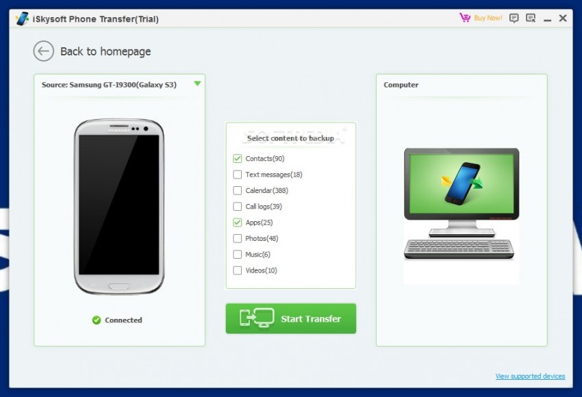Top 20 Samsung Transfer Tools to backup samsung data-iSkysoft Phone Transfer